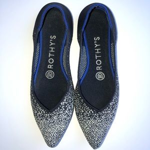 Rothy’s Slate Metallic Point